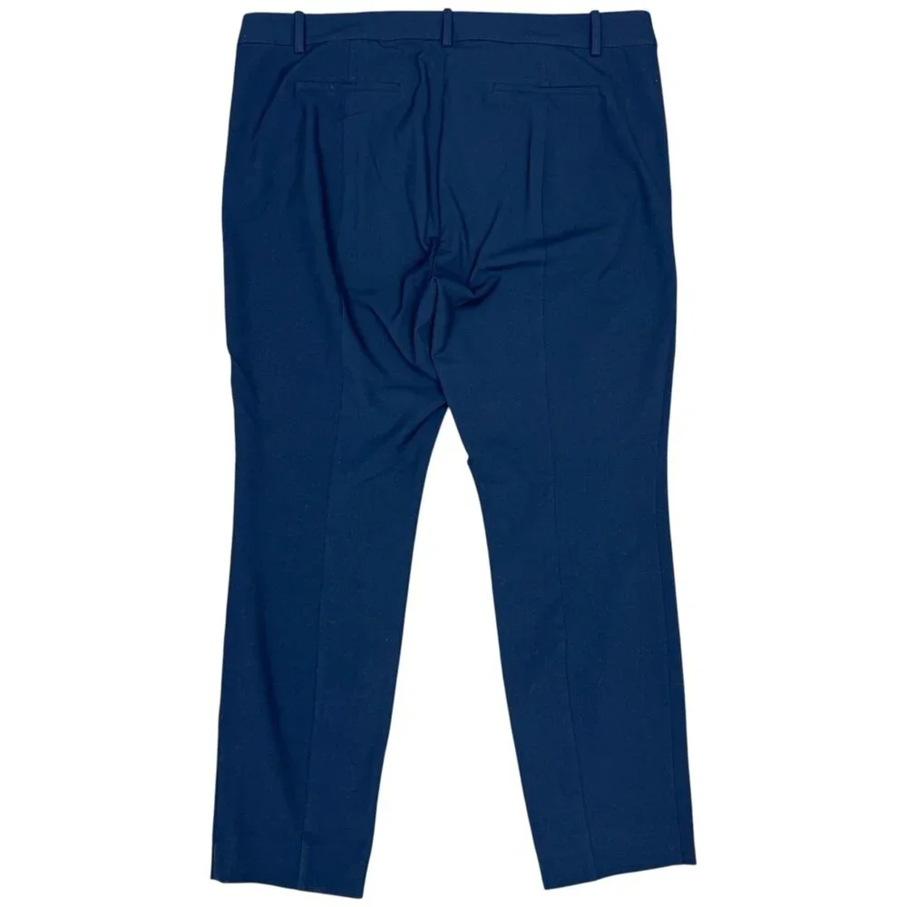 J. CREW Women's EUC Ruby Pant Stretch Twill in Navy Blue |‎ Size 18